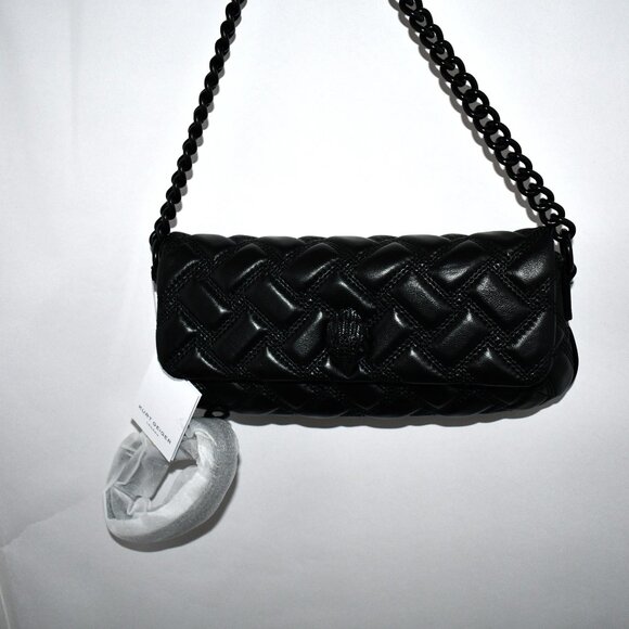 Kurt Geiger Long Kensington Chain Strap Shoulder Crossbody Bag in Black #4029000 - Picture 3 of 6